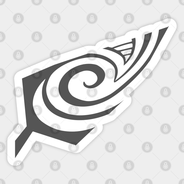 Koru Silver Fern Sticker by OrangeCup